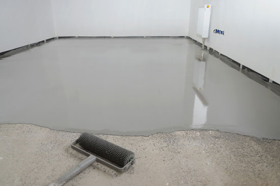 Image of self-leveling concrete